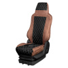 108 Чехлы Стандарт FORD CARGO  (1 ремень) 2 выс.сид. (АликКоричневый+АликЧерный)