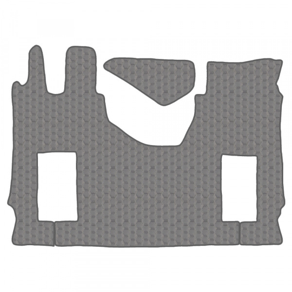 5.16 Коврики стёганные MERCEDES ACTROS MP4 1845 2018г. (АТ, 2 пневм. ровный пол)