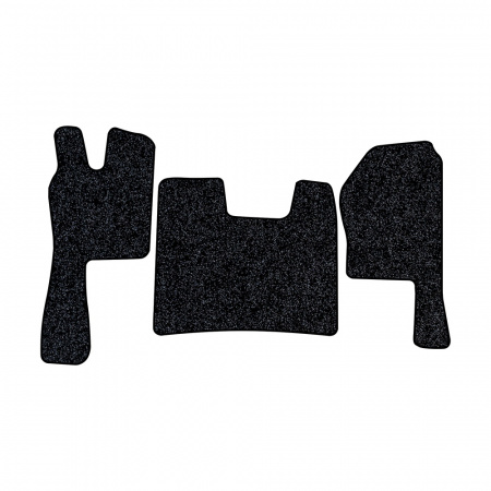 21-Коврики ворсовые SCANIA R  -(ABTC 3 коврика. АТ) (Карлайт (Серый) кант Черный)