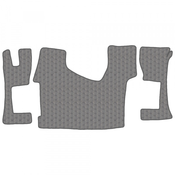 5.6 Коврики стёганные MERCEDES ACTROS MP-IV 2011г. >   (узкая кабина с туннелем (шахтой) 