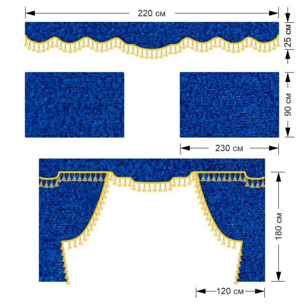 Комплект автоштор SCANIA 5 ser.P