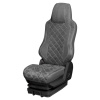 108 Чехлы Люкс FORD CARGO  (1 ремень) 2 выс.сид. (ПремиумСерый+АликСерый)