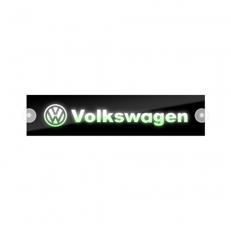 Табличка светодиодная 10*50 Лобовое (12v) (VOLKSWAGEN цветная)