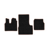 37-Коврики ворсовые MAN TGS -(АВС 3 коврика. МТ) (UPP-8 (Черный) кант Коричневый)