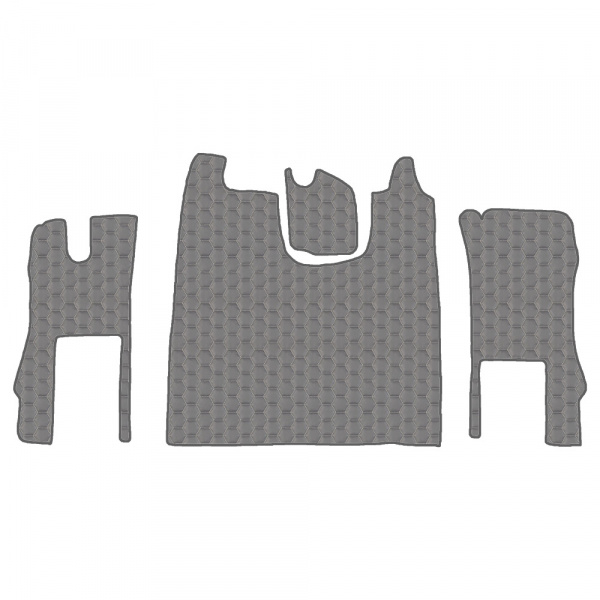 3.14 Коврики стёганные Scania 6 ser. R  (АТ, 1 пневм., 1 табуретка) 