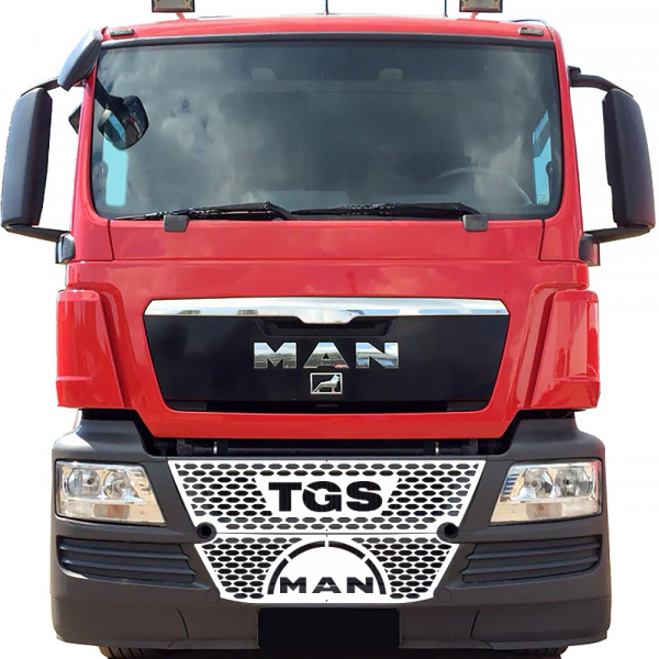 Накладки из нержавеющей стали на бампер MAN TGS NKN-84