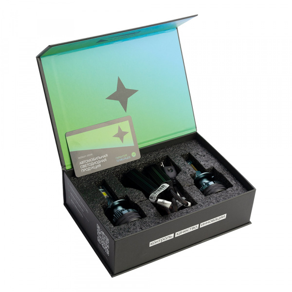 LED лампа LEDISON №8 H7 (12/24V, 140W, 5000K)