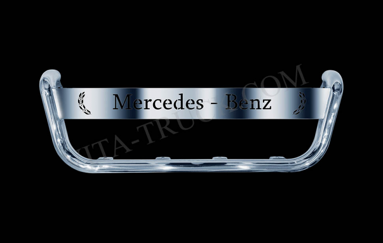 Кенгурятник с надписью для Mercedes MP3 MB004