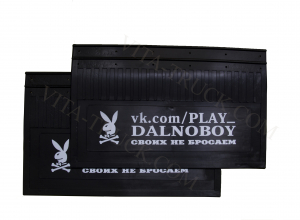 Комплект брызговиков "DALNOBOY" (задние/резина)