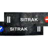 Комплект брызговиков SITRAK 120/36 (задние/резина) Люкс