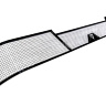 Защита лобового стекла SHACMAN X6000 от 2023г.в. (крашеный металл) прямые углы VT-186.0.0