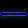 Световое замшевое панно в спальник VOLVO 24V (1000х200мм) "острые углы" VT-SDPVLS1