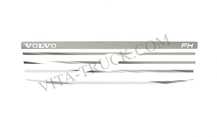 Накладка из нержавейки №35 Капот VOLVO FH  2008-2013г