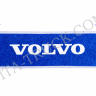 Вымпел прямоугольник VOLVO - Пустой синий с белой бахромой на присосках