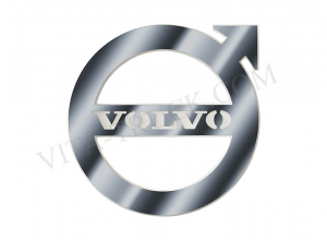Эмблема с подсветкой на капот VOLVO FH4 (логотип+лучи)