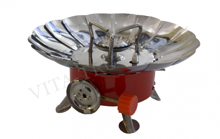 Портативная печь с ветрозащитой Малый Лепесток