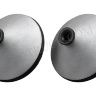 Алюминиевые конусные крышки-замки для защиты бака универсальные (2 шт) UKK-2-BEL