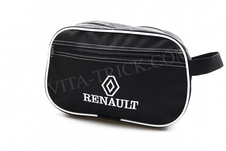 Сумка - Косметичка с вышивкой Renault с внутренним карманом 