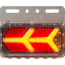 Фонарь габаритный №11 (24V, красный) бегущ. LED