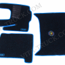 Коврики ворсовые в авто DAF 105 синие с логотипом