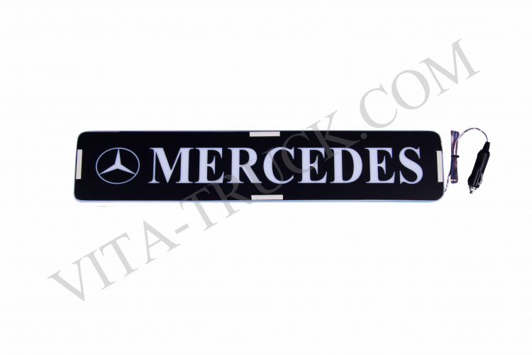 Светодиодная табличка Mercedes