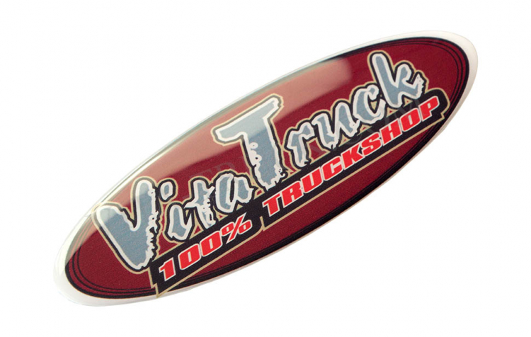 Объемная овальная наклейка VITA TRUCK VT-ON3 в ассортименте